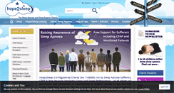 Desktop Screenshot of hope2sleep.co.uk